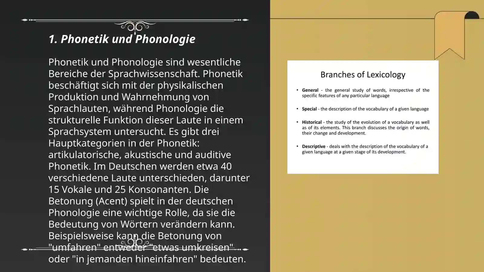 Linguistik und Anwendung 3
