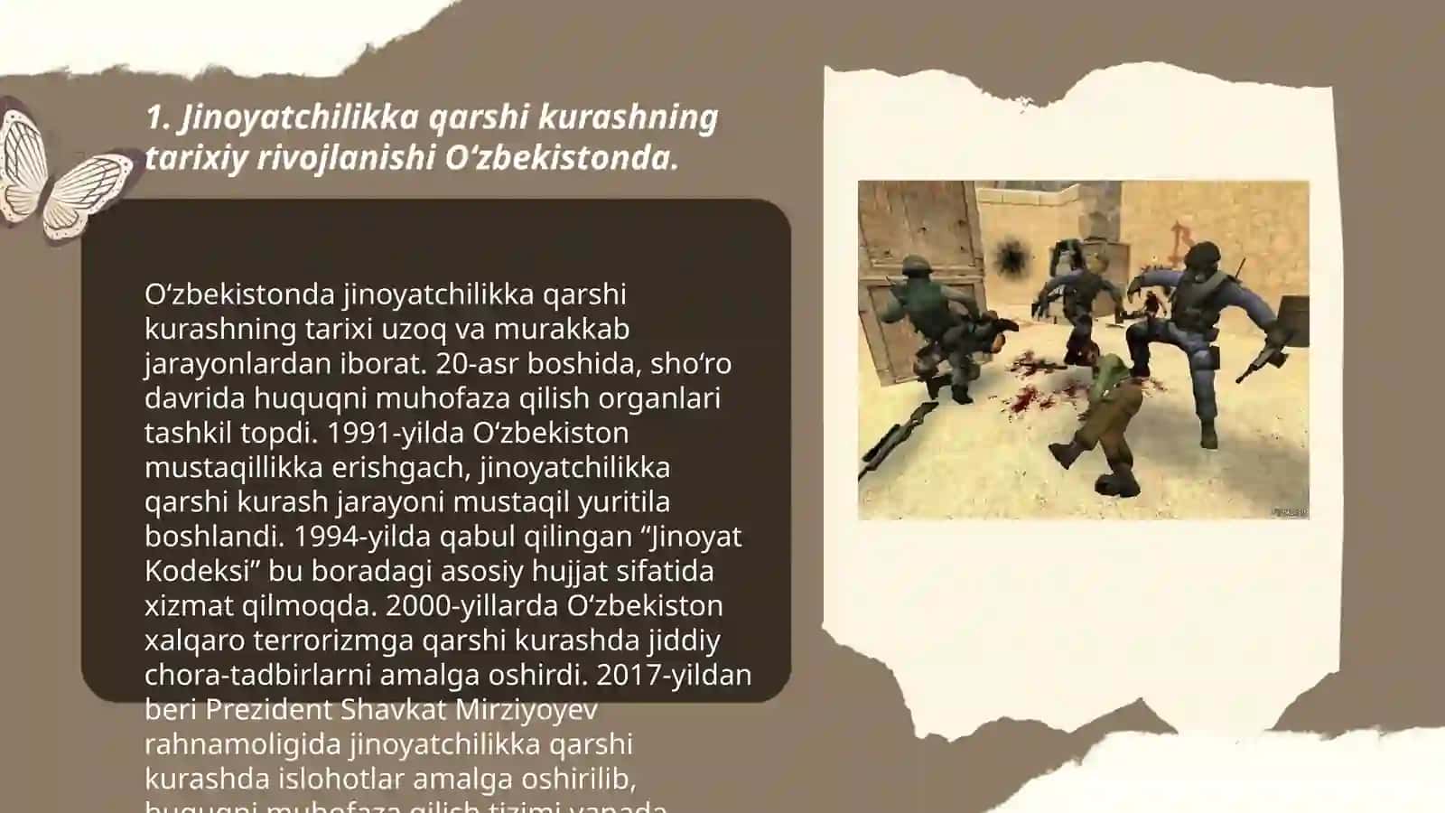 Ózbekistonning jinoyatchilikka qarshi kurash siyosati 3