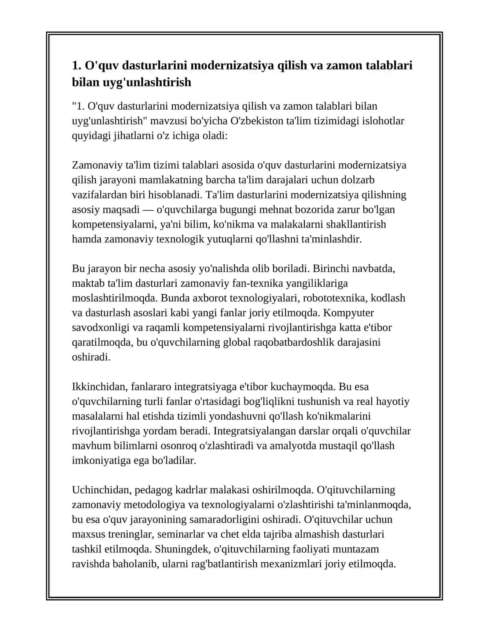 TALIM TIZIMIDAGI ISLOHATLAR 3
