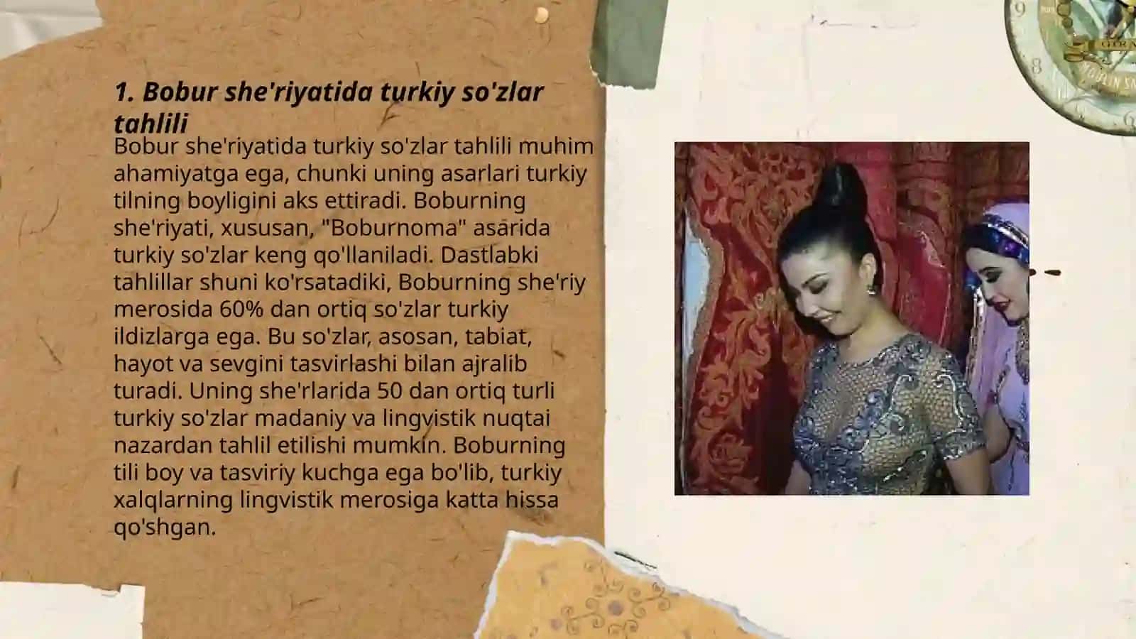 Bobur she'riyatidagi asl turkiy so'zlar 3
