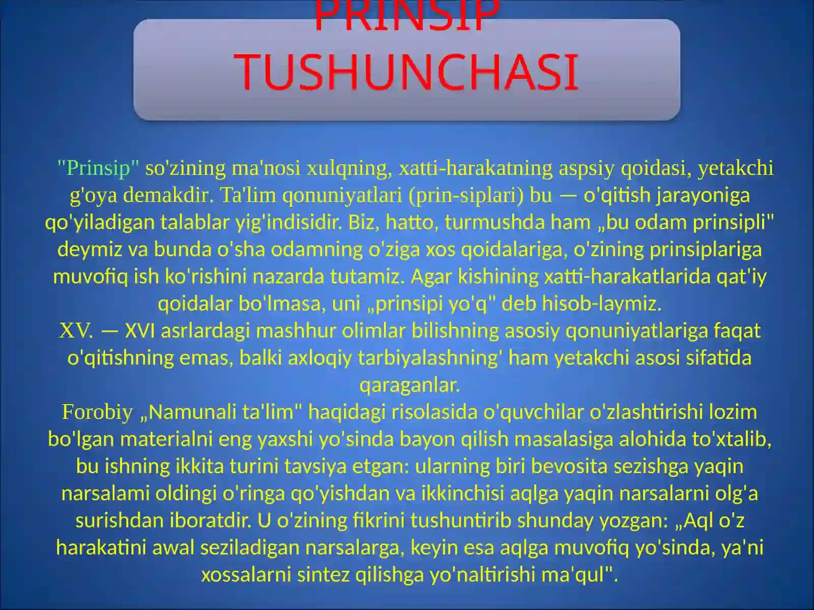 Ta'lim qonuniyatlari 3