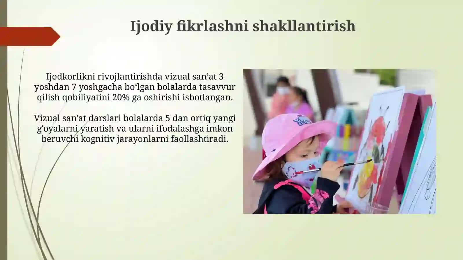 Tasviriy San'at va Bolaning Kognitiv Rivojlanishi 3