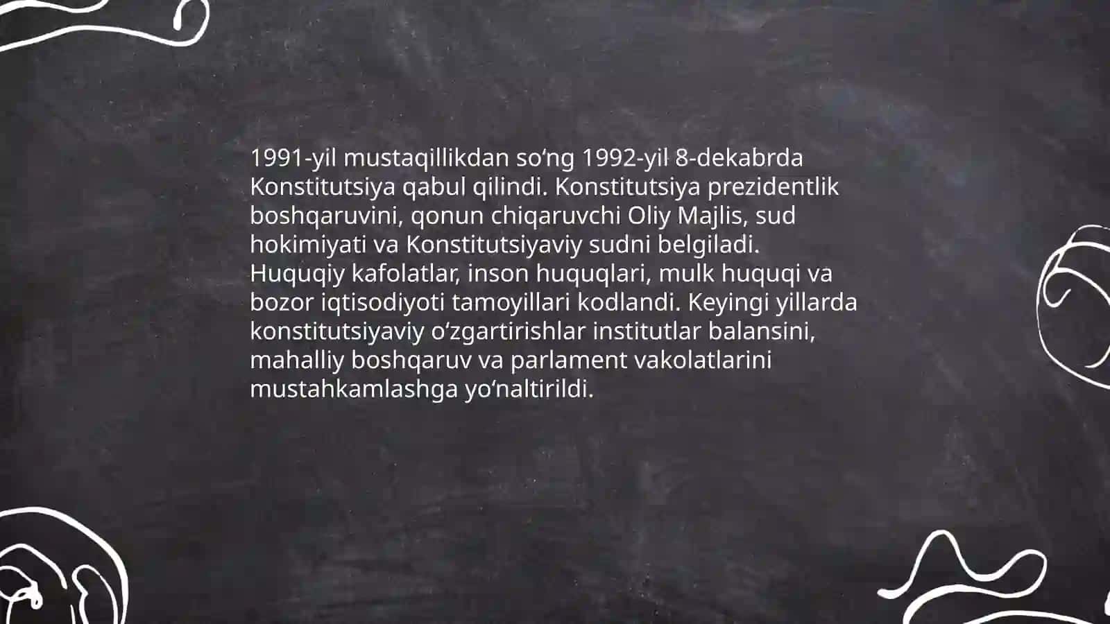 Mustaqillik yillarida davlat boshqaruvi tizimida amalga oshirilgan islohotlar 3