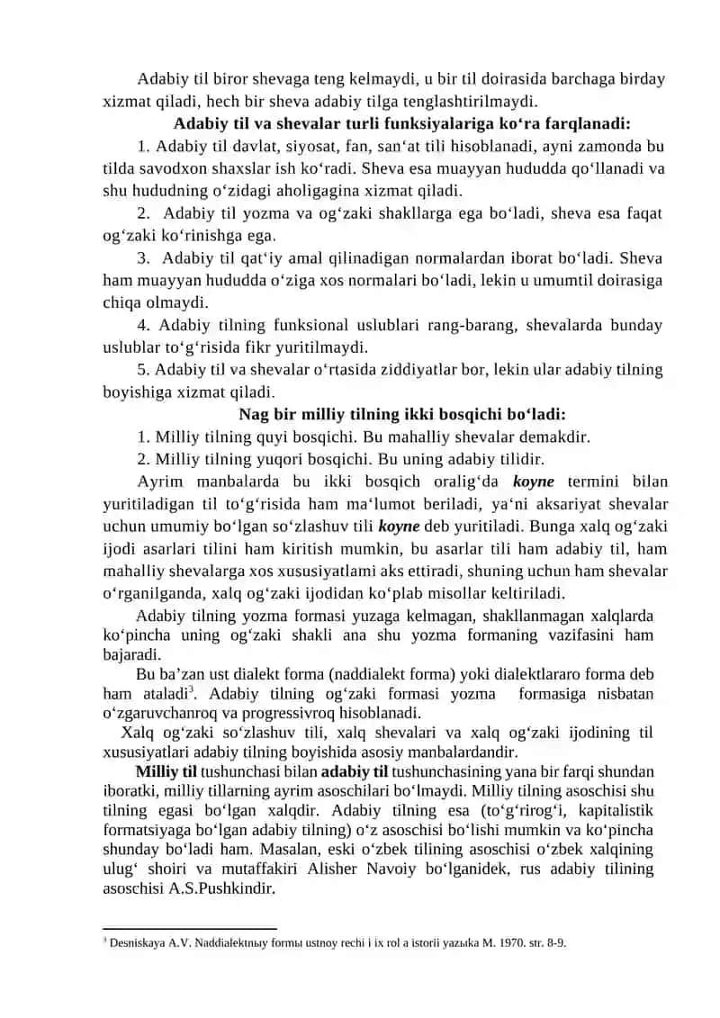 Oʻzbek adabiy tili va Shevalar 3