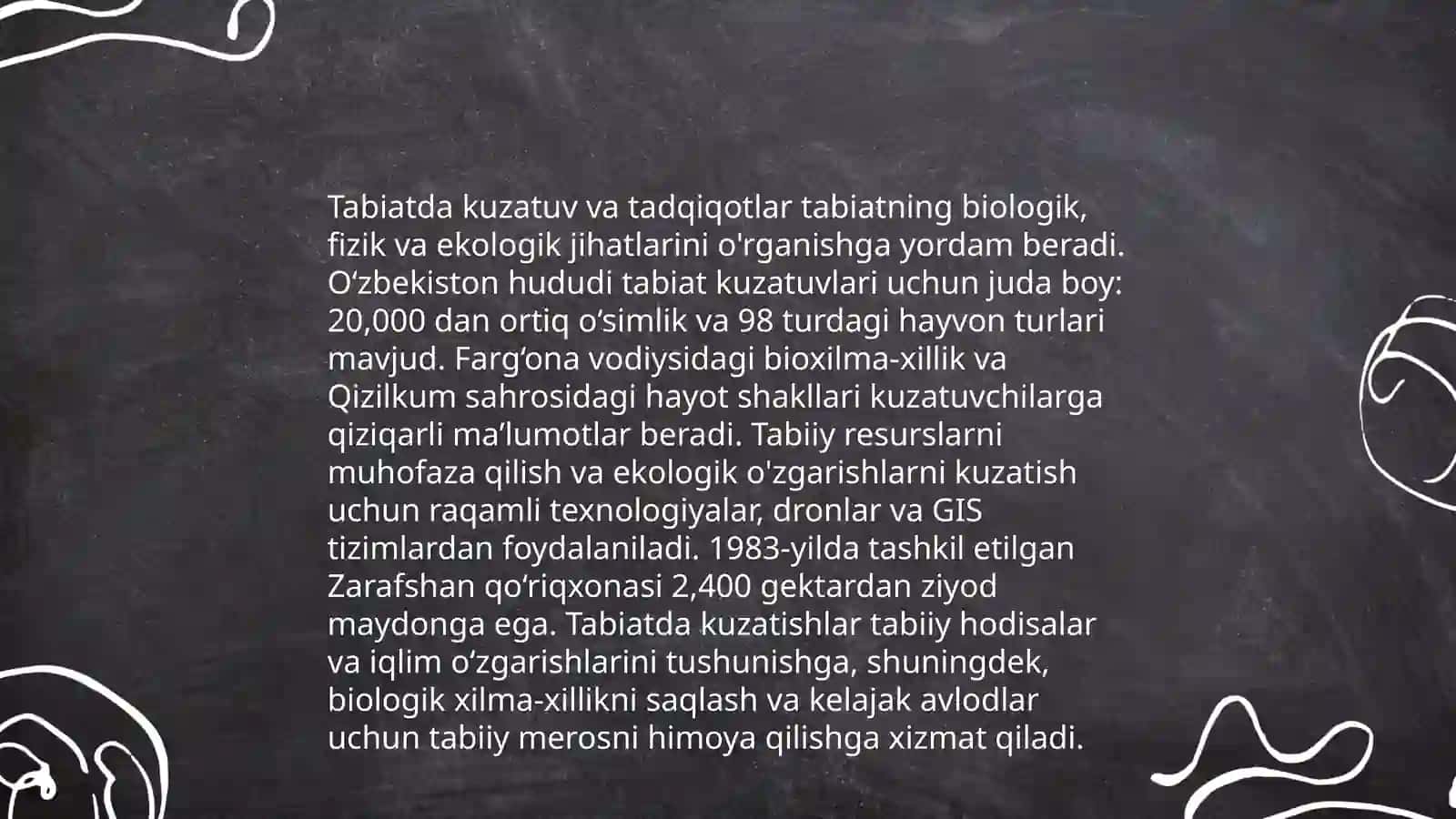 Tabiatda oddiy tajribalar o’tkazish 3