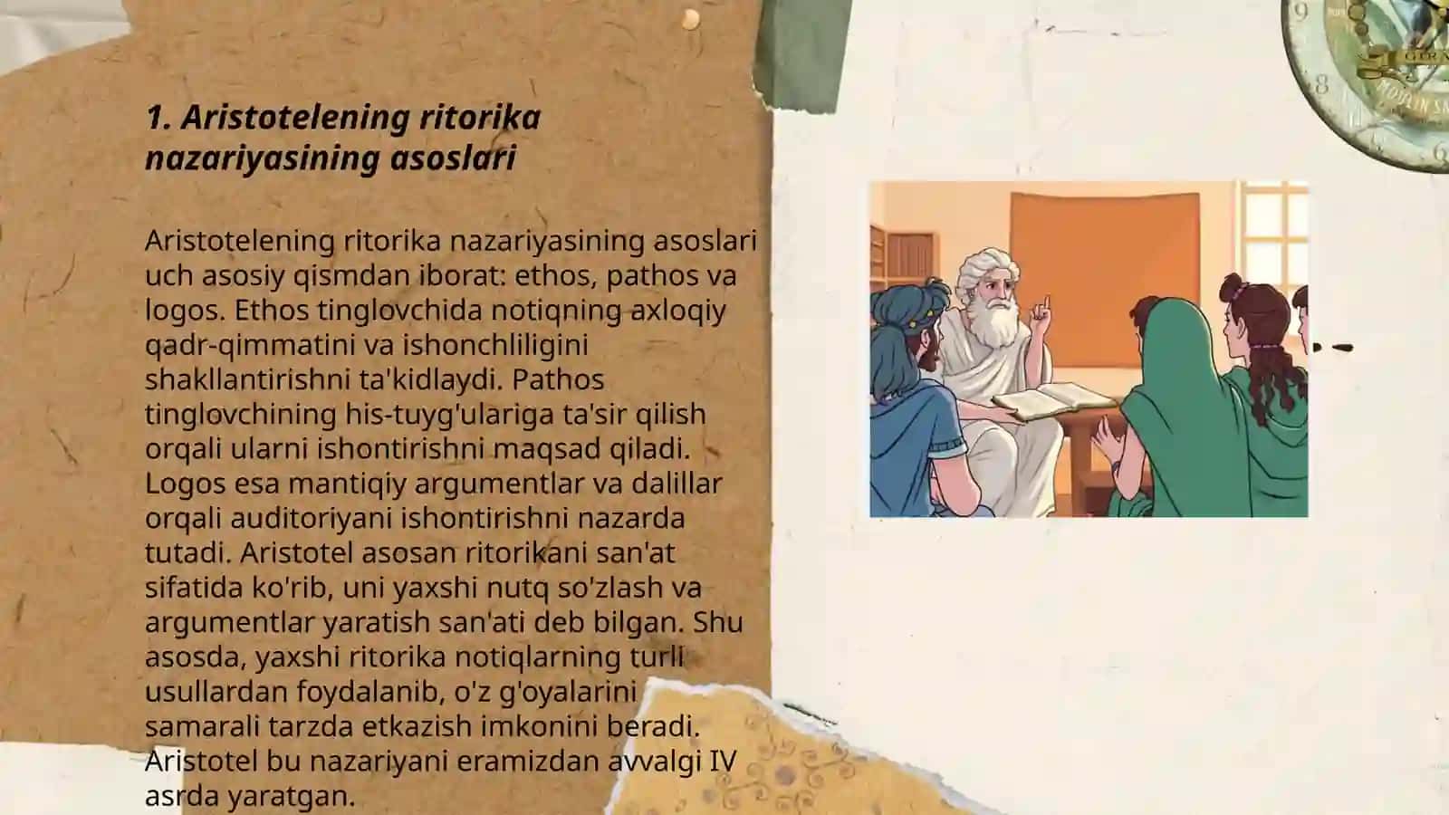 Aristotelening ritorika nazariyasining asoslari 3