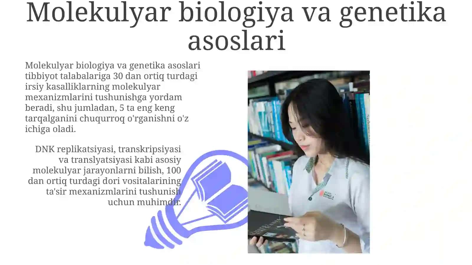 Biologiyaning Tibbiyot Tibb Shifobadagi O'rni 3