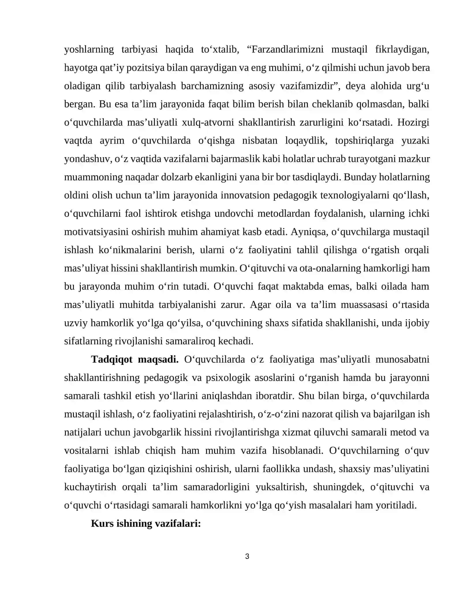Mas’uliyatning shakllantirilishi va rivojlantirilishi 3