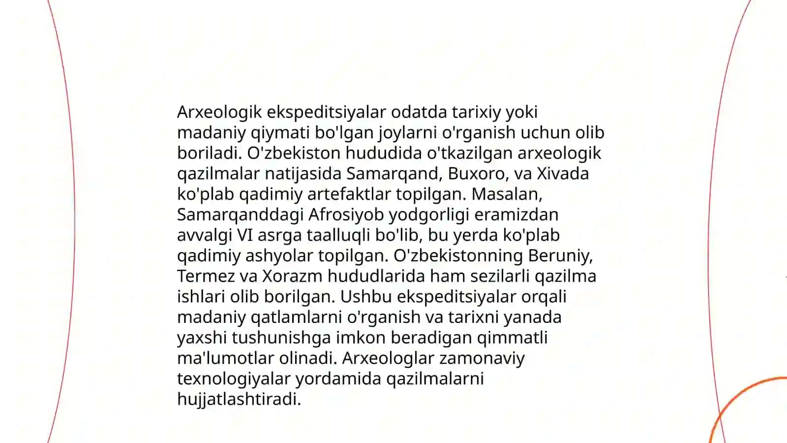 Arxeologik ekspeditsiyalar va ularning turlari 3