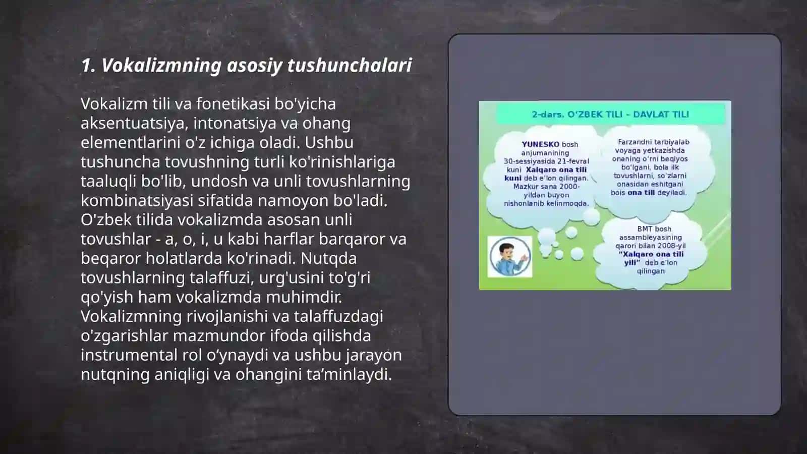 Ona tilining vokalizmi 3