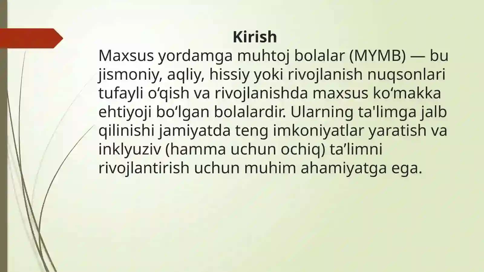 MAXSUS YORDAMGA MUHTOJ BO‘LGAN BOLALARNI TA’LIM TIZIMIGA JALB ETISH 3