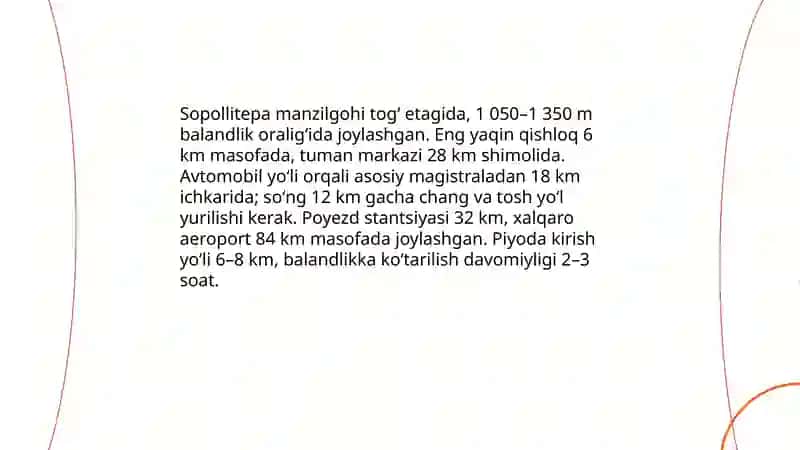 Sopollitepa, Jarayon va Zamonbobo manzilgohlari 3