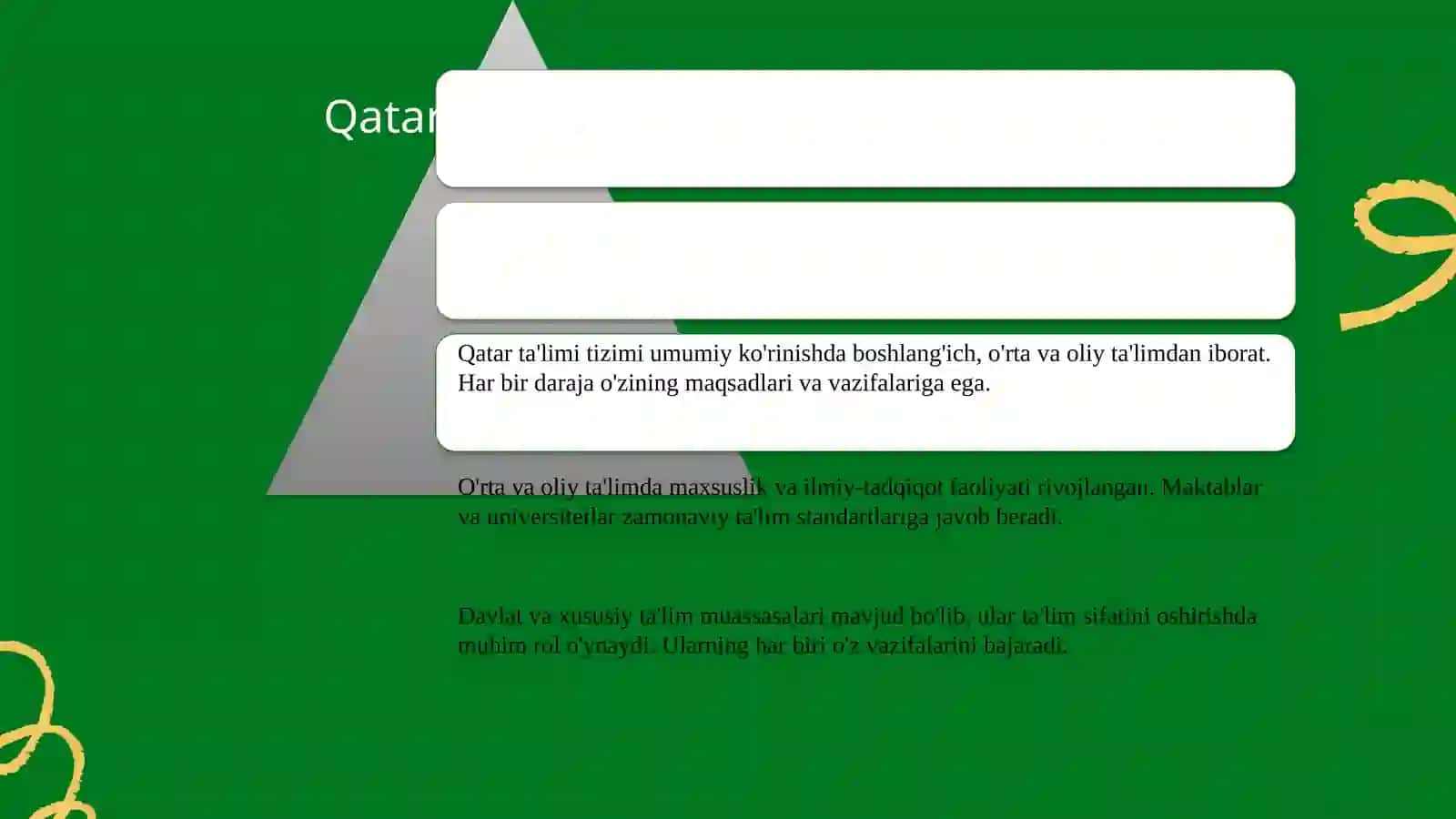 Qatar ta'limi tizimi 3