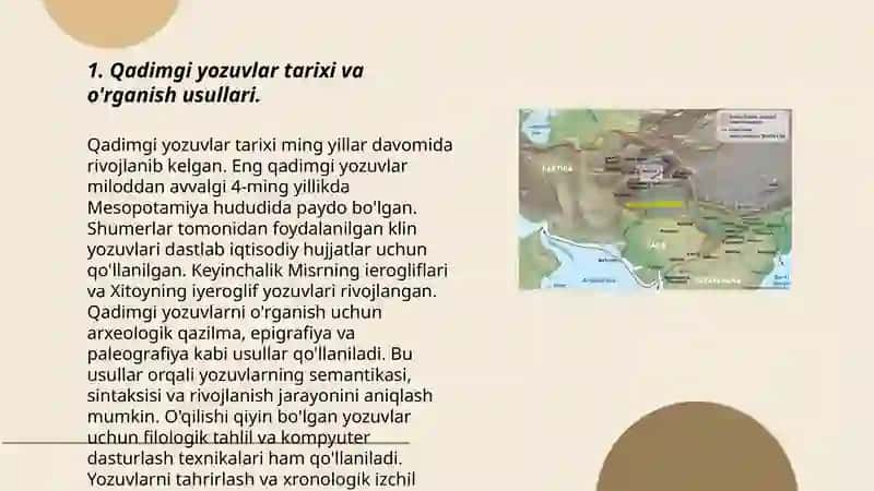 Qadimgi yozuvlar haqida (Xorazm, Kushon, Baqtriya, Eftal yozuvlarining tarixi) 3