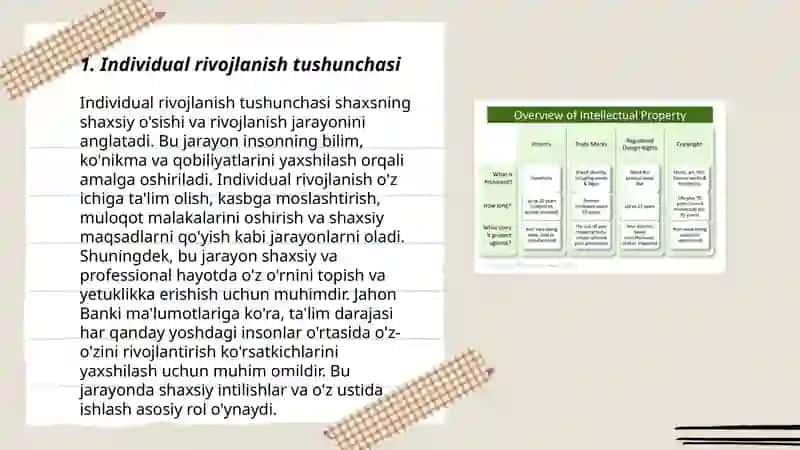 Individual rivojlanishning umumiy qonuniyatlari 3