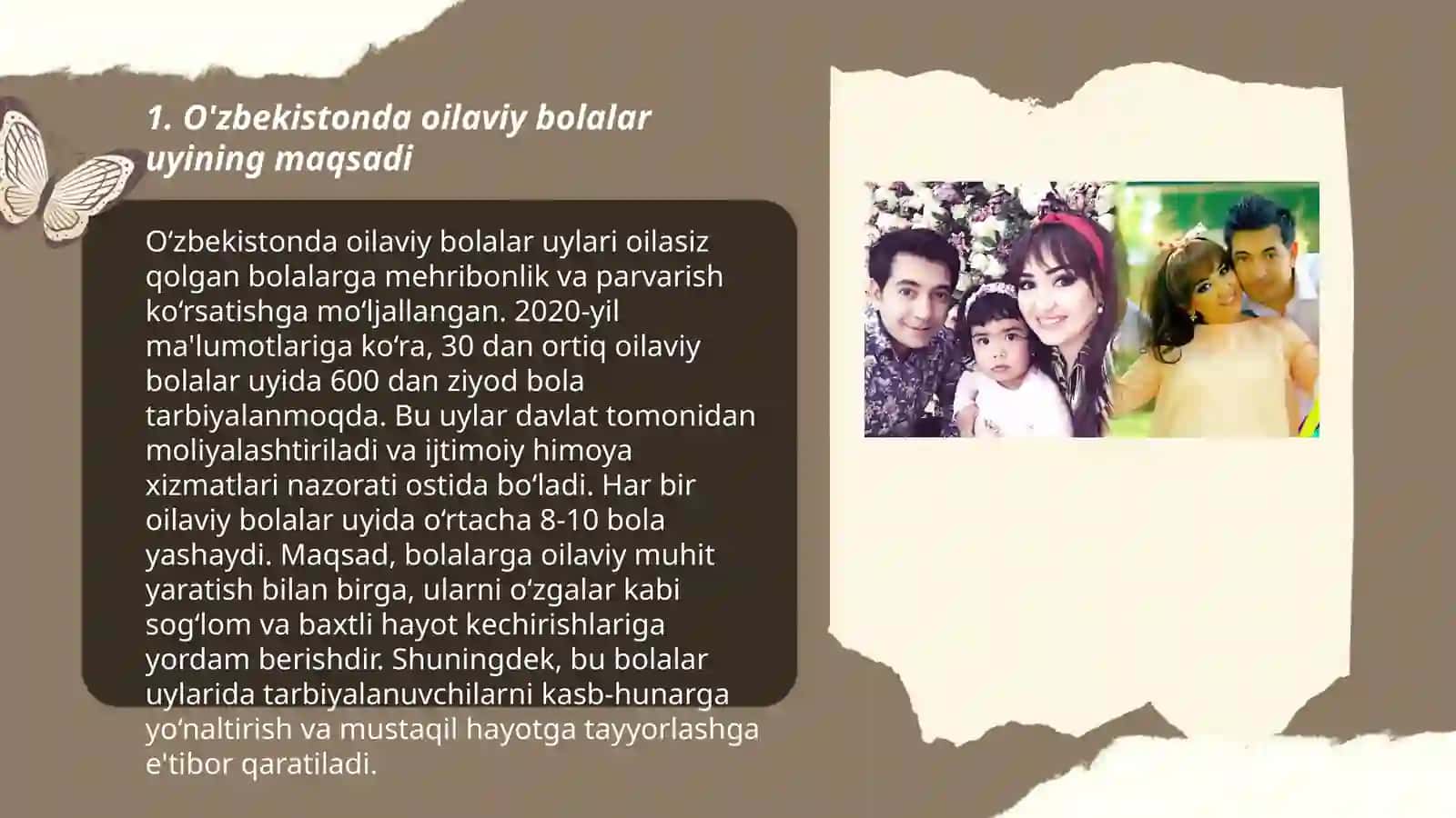 O'zbekistonda Oilaviy Bolalar Uyining Tashkili 3