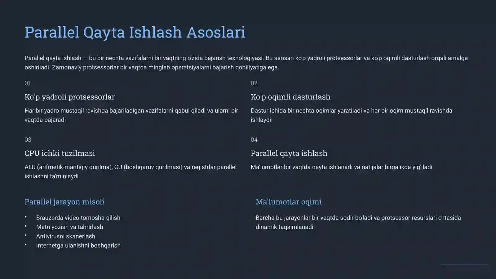 Real Vaqt Tizimlarida Internetda Ma'lumotlar Oqimini Parallel Qayta Ishlash 3