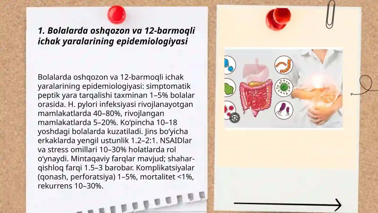 Bolalarda oshqozon yarasi 12barmoqli ichak yara kasallikgi 3