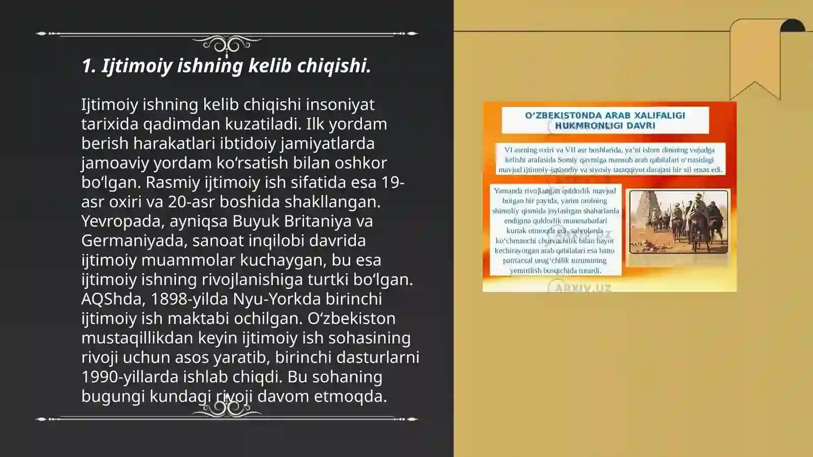 Ijtimoiy ish va tarixi va xorijiy tajriba 3