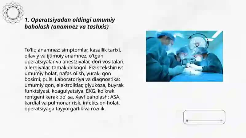Operatsiyadan oldingi davr 3