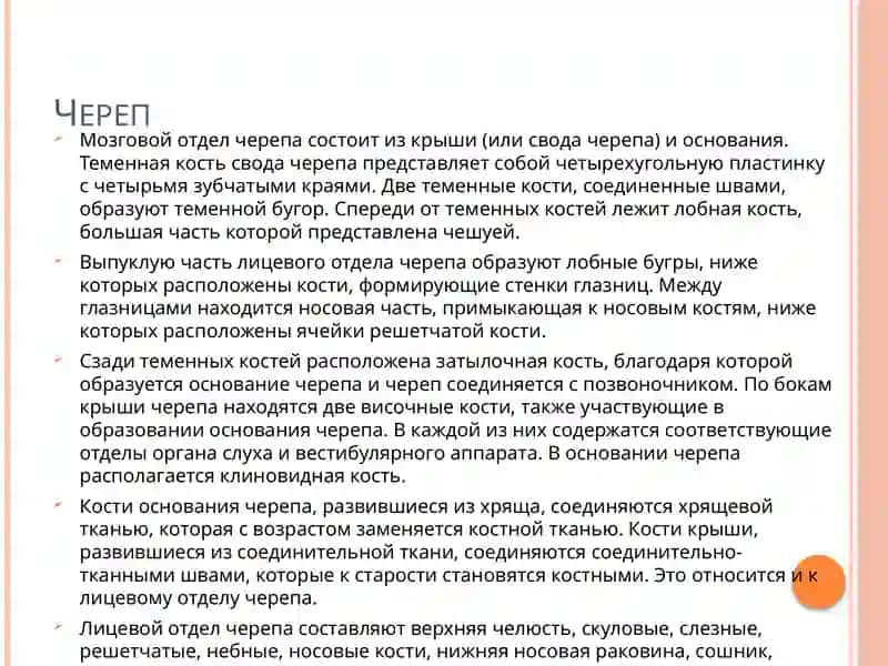 ИЗУЧЕНИЕ КОСТЕЙ ЧЕРЕПА В ВОЗРАСТНОМ АСПЕКТЕ 3