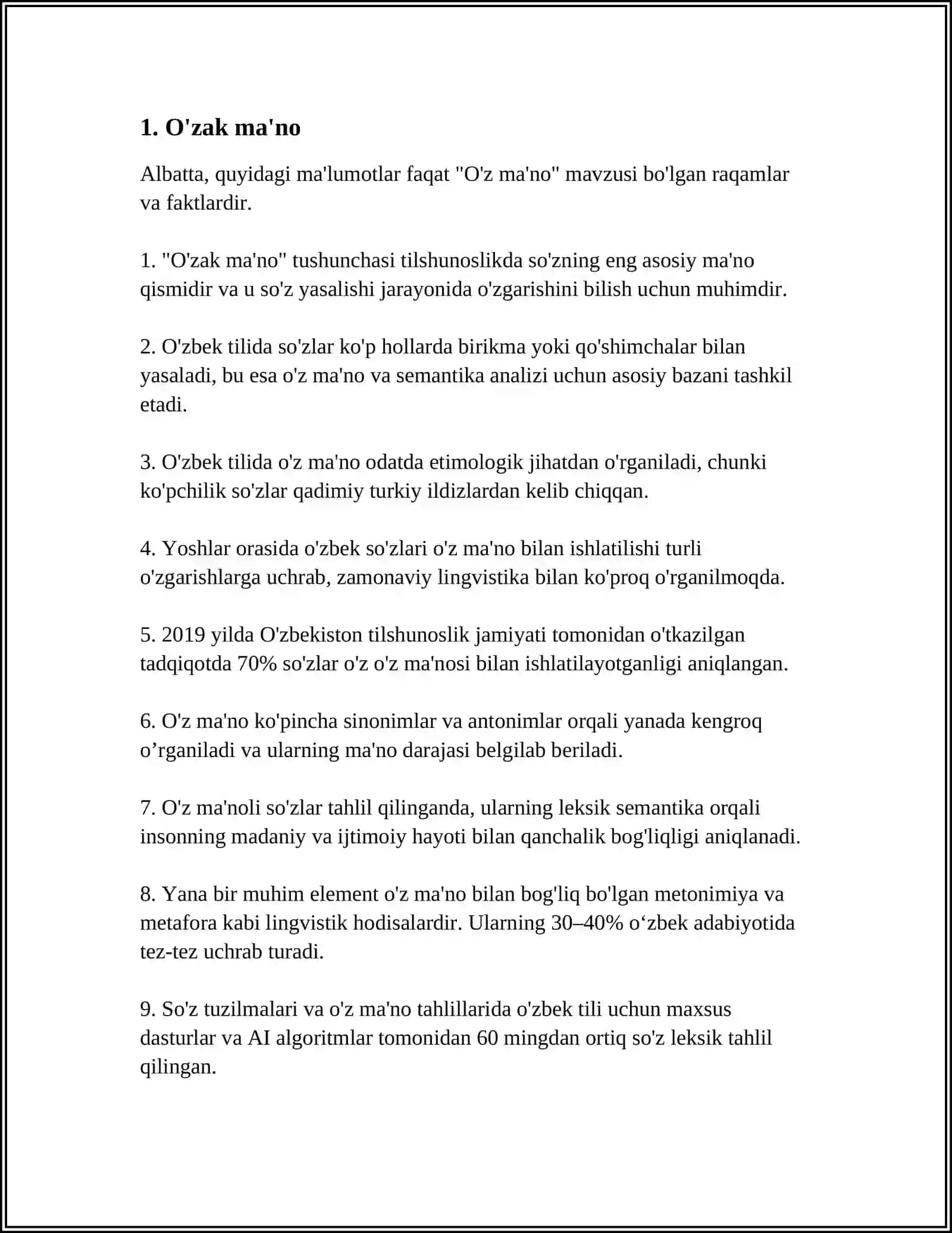 LEKSIK MA'NO TURLARI 3