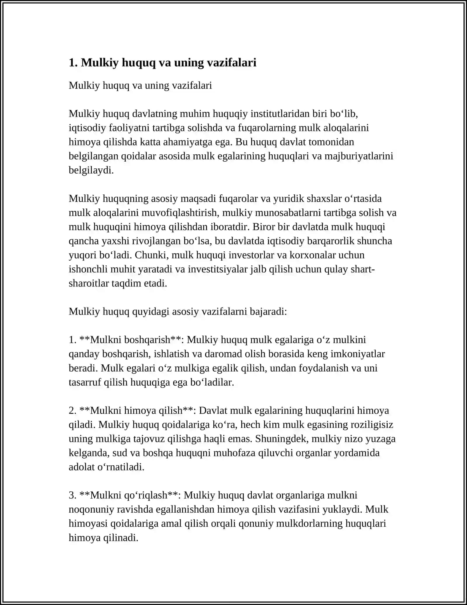 BIZNES FAOLIYATINING MULKIY ASOSLARI 3