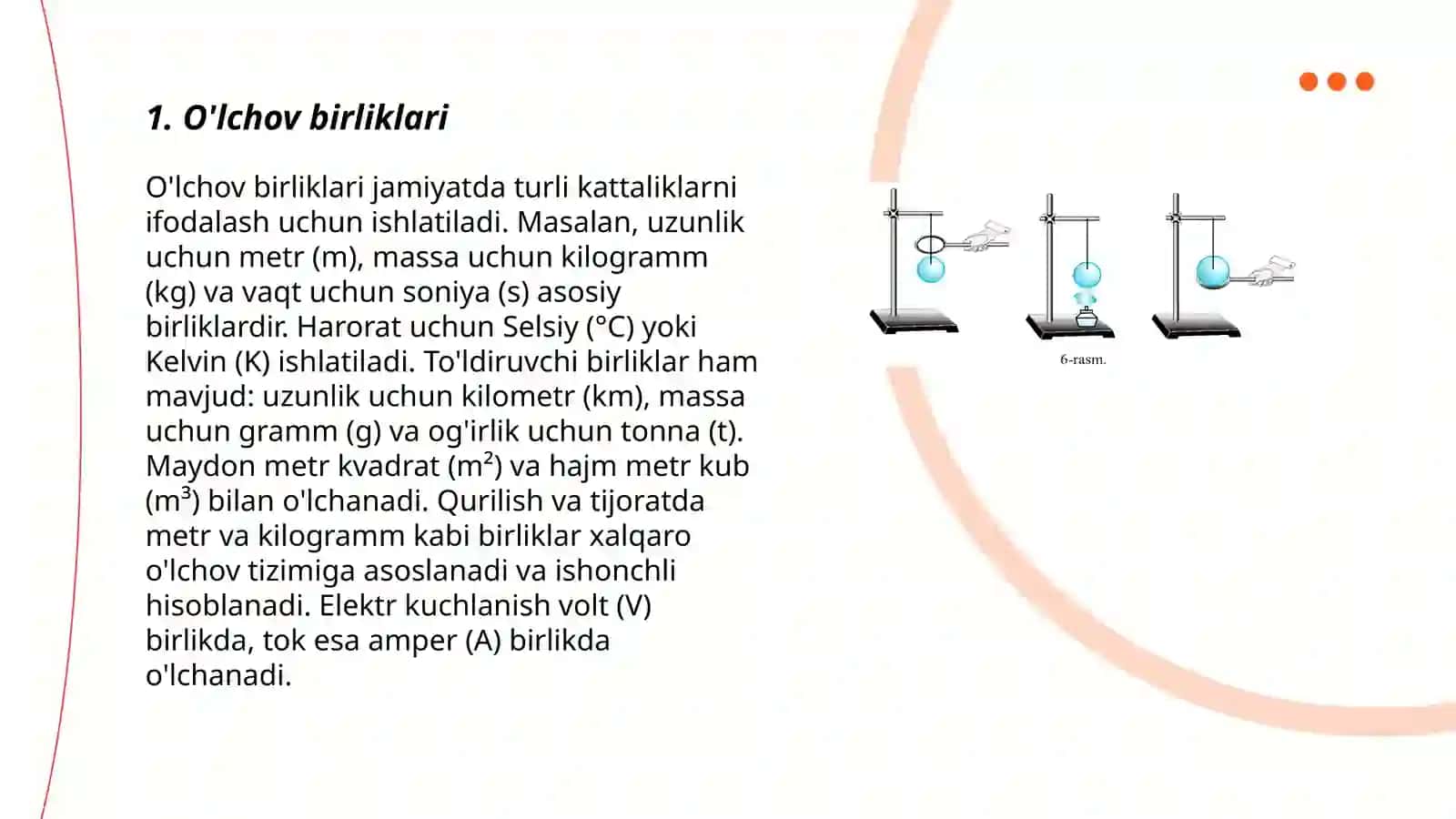 O’lchov turlari 3