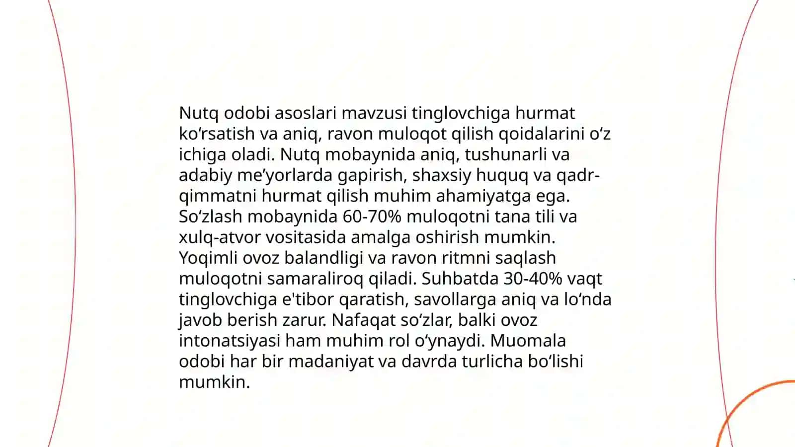 Tog’ay Murodning “Otamdan qolgan dalalar“ asarida nutq odobi 3