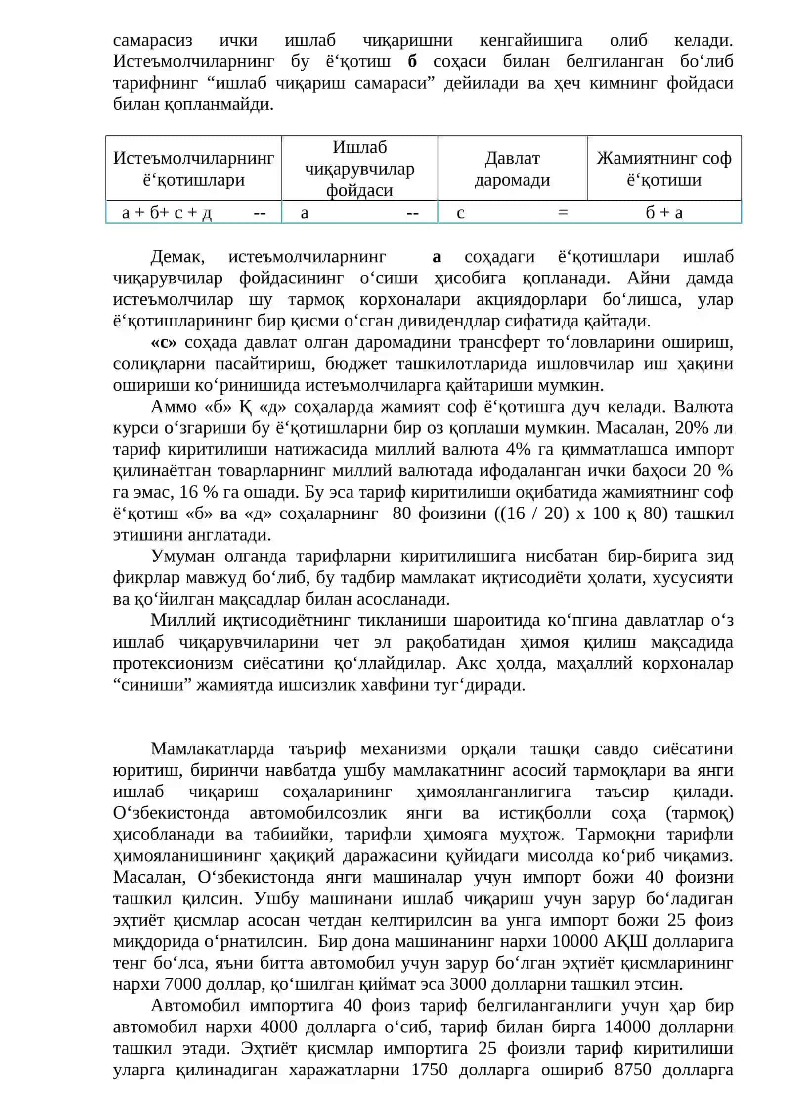 ТАШҚИ САВДО СИЁСАТИ 3