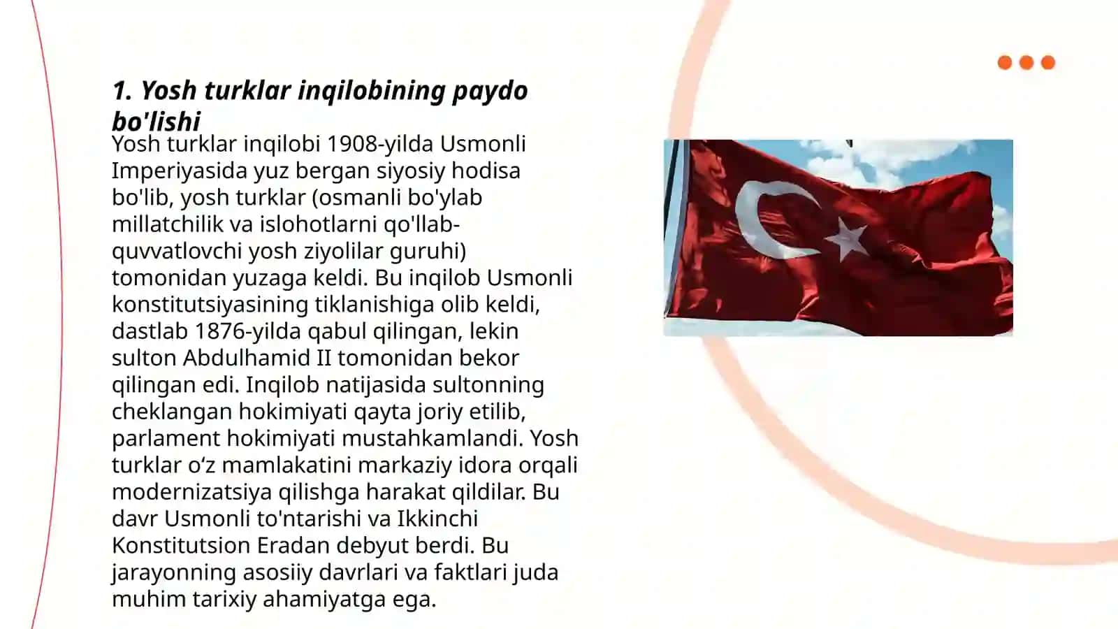 Yosh turklar inqilobi va uning tarixiy ahamiyati 3