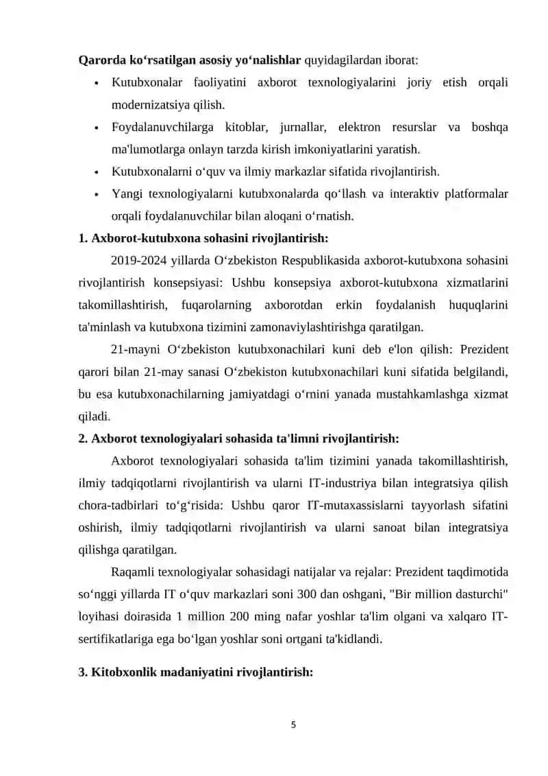 Kutubxonani boshqarishning axborot tizimini yaratish 3