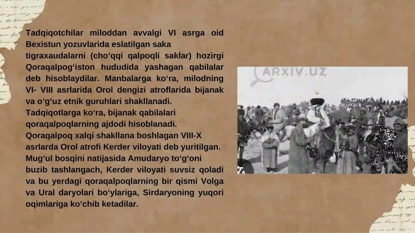 Qoraqalpoqlarda XIX asr oxiri XX asr boshlarida ijtimoiy iqtisodiy va siyosiy hayot 3