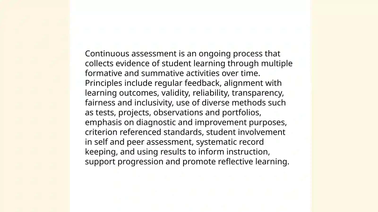 Continuous assessment 3