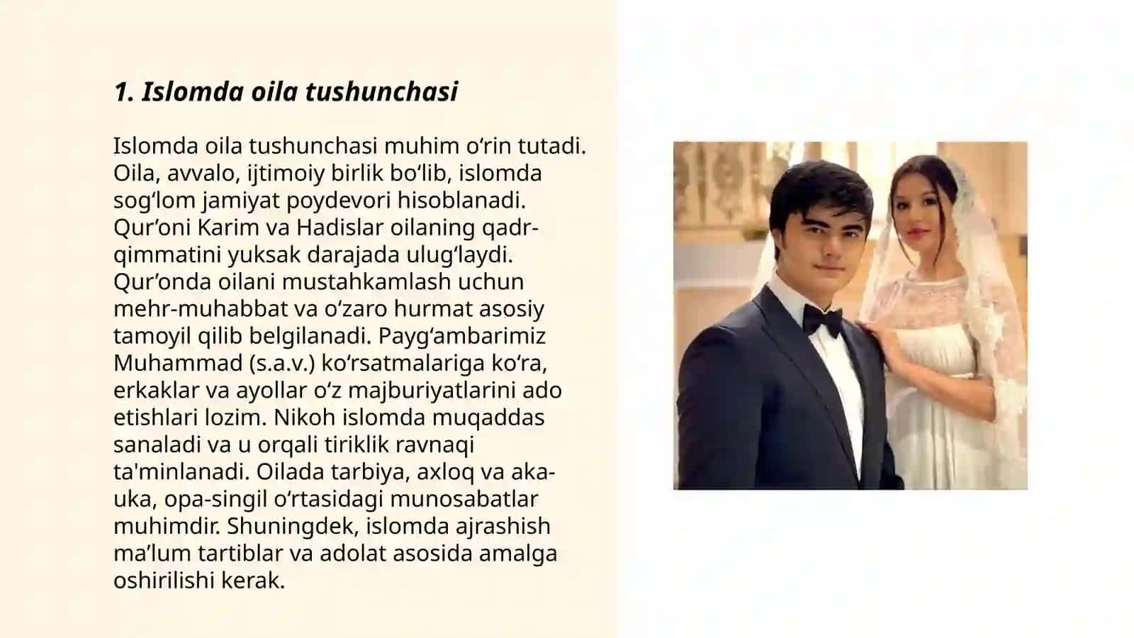 Islom huquqshunosligida oila, nikoh, taloq, idda tushunchalari by Otamirzayev Safiyatulloh 3