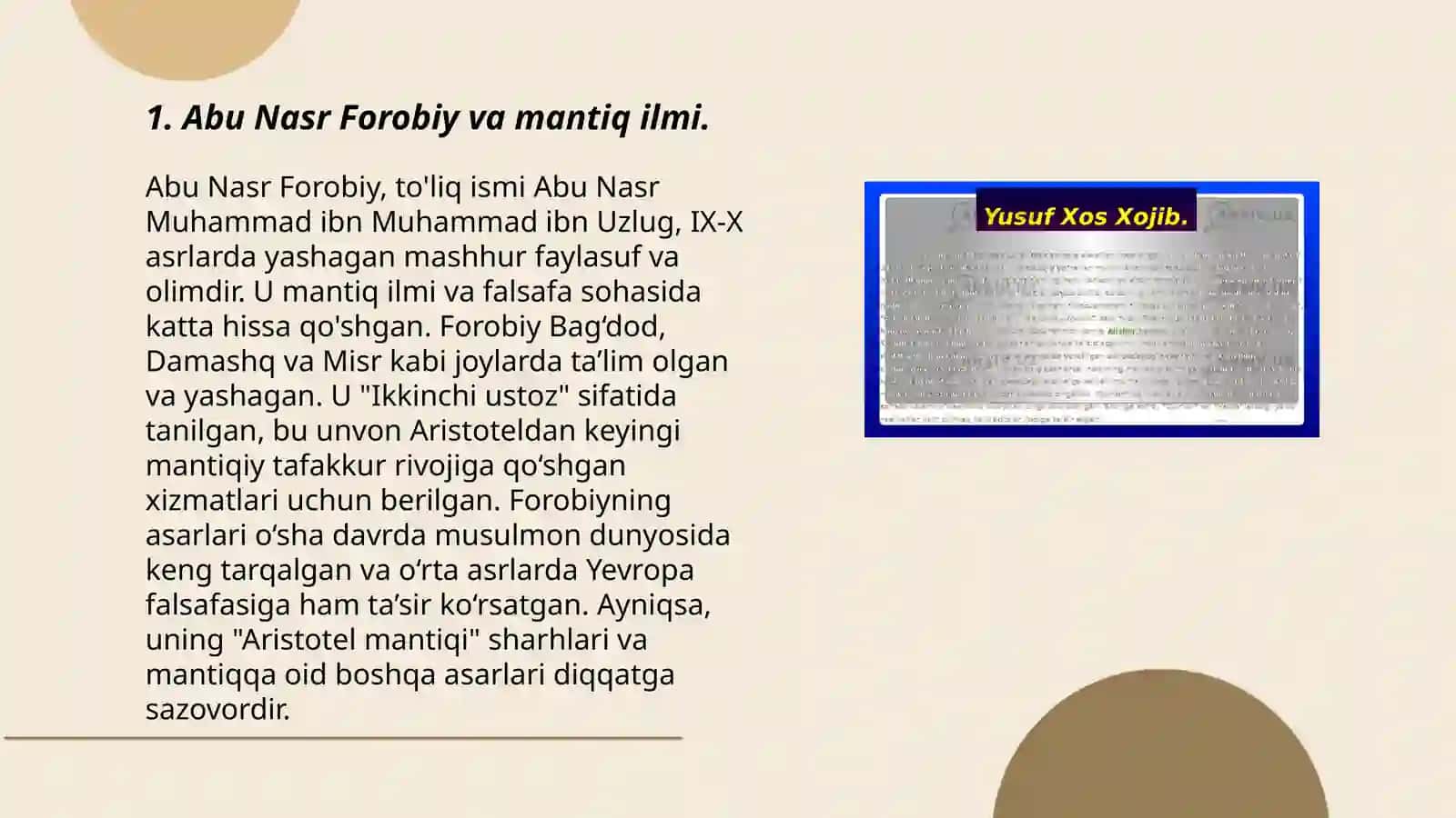 Abu Nasr Forobiy va mantiq ilmi 3