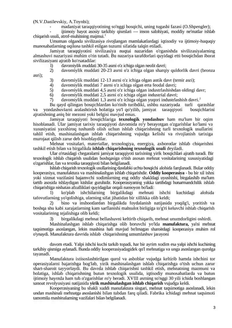 IJTIMOIY-IQTISODIY TIZIMLAR VA MULKChlLIK MUNOSABATLABI 3