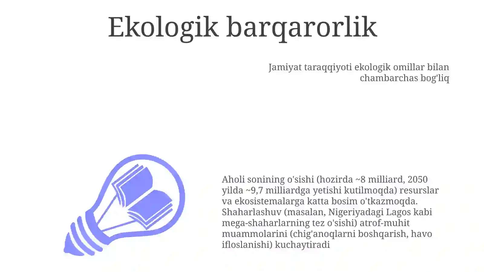 Jamiyat rivojiga ta'sir etuvchi omillar 3