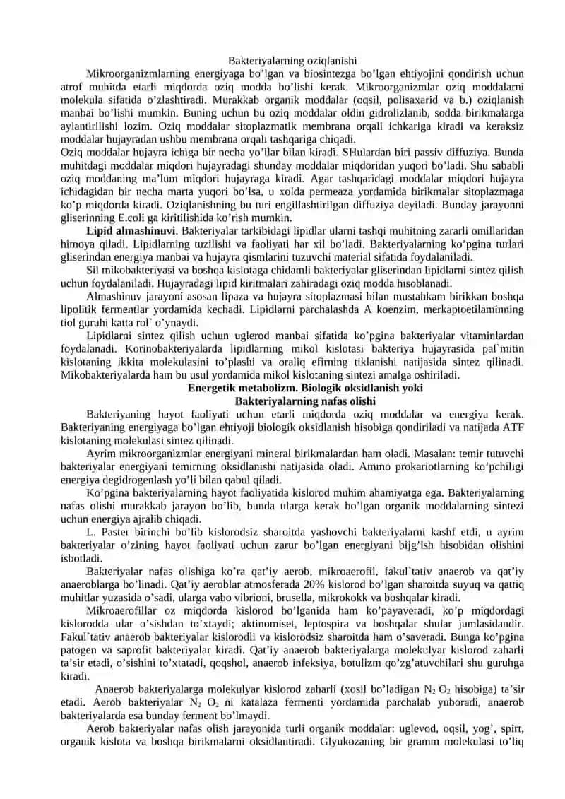 Bаktеriyalаrning Fiziоlоgiyasi 3