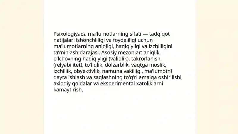 Psixologiyada ma'lumotlarnimg sifat tahlili 3