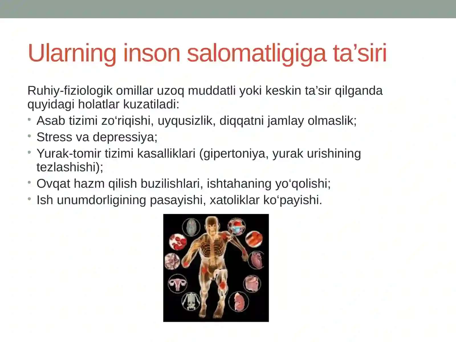 Gigiyena fanidan Ruhiy fiziologik omillarga gigiyenik tarif mavzusida .pptx 3