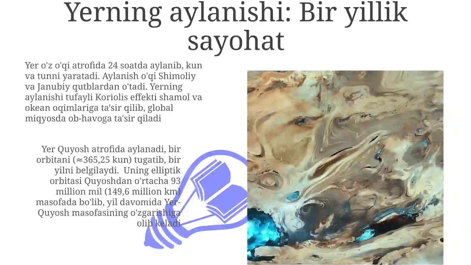 Yerning orbitaviy raqsi 3