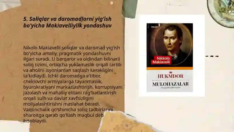 Nikolo Makiavelli hayoti va moliya sohasiga qo'shgan hissasi 3