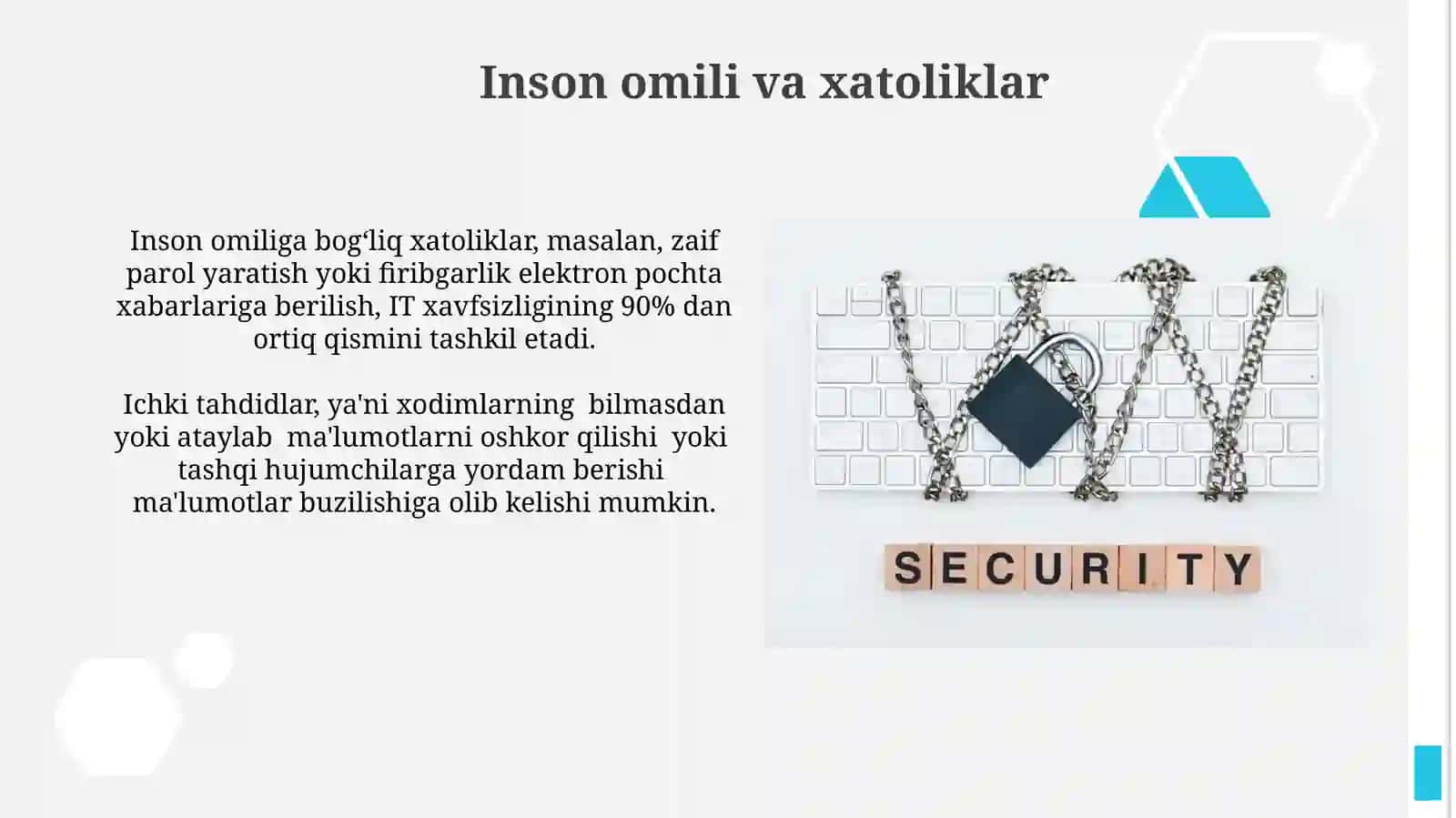 Axborat kommunikatsiya texnologiyalari xavfsizligigaboladigantahdidlar 3
