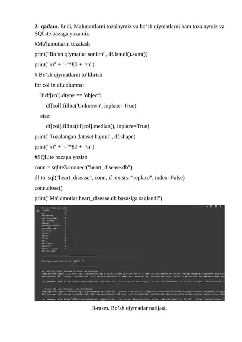 SQL so'rovlar va ma’lumotlar bazasini boshqarish 3