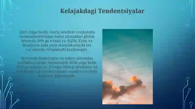 Bulutli texnalogiyalar va ular b-n ishlash 3