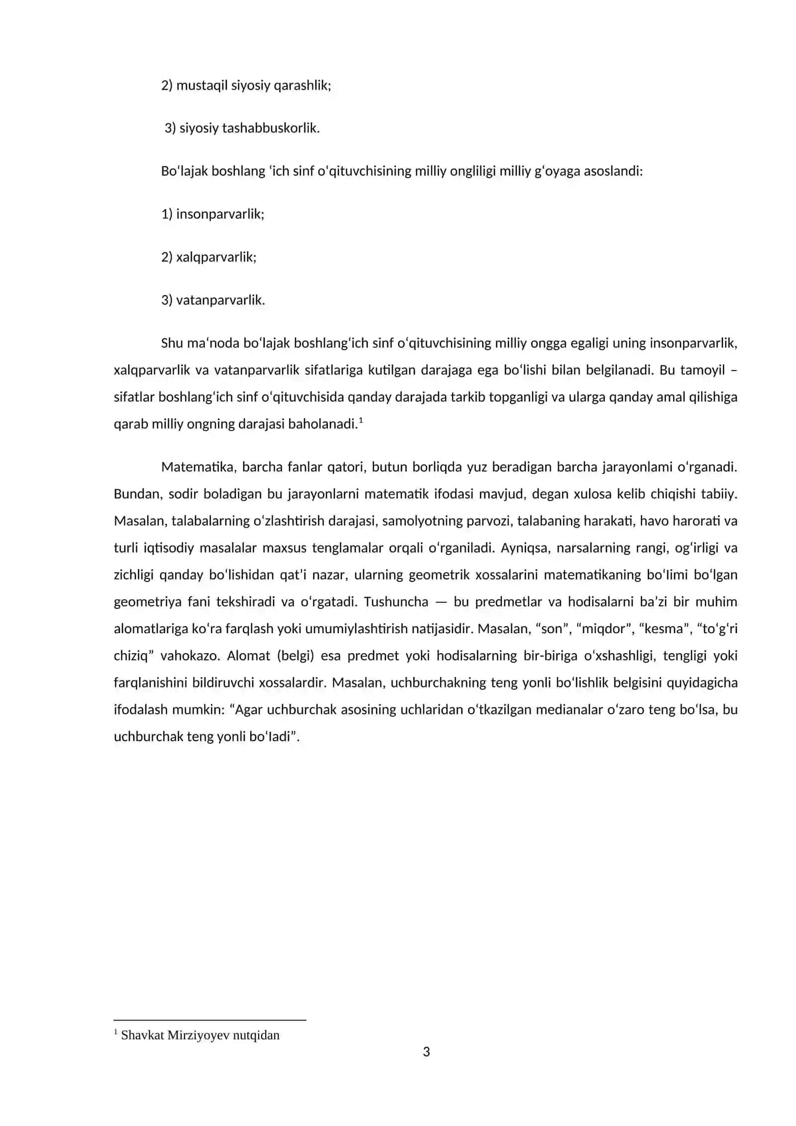 BOB. BOSHLANG‘ICH SINFLARDA MATEMATIK TUSHUNCHALARNI UMUMLASHTIRISHNING ILMIY – NAZARIY ASOSLARI 3