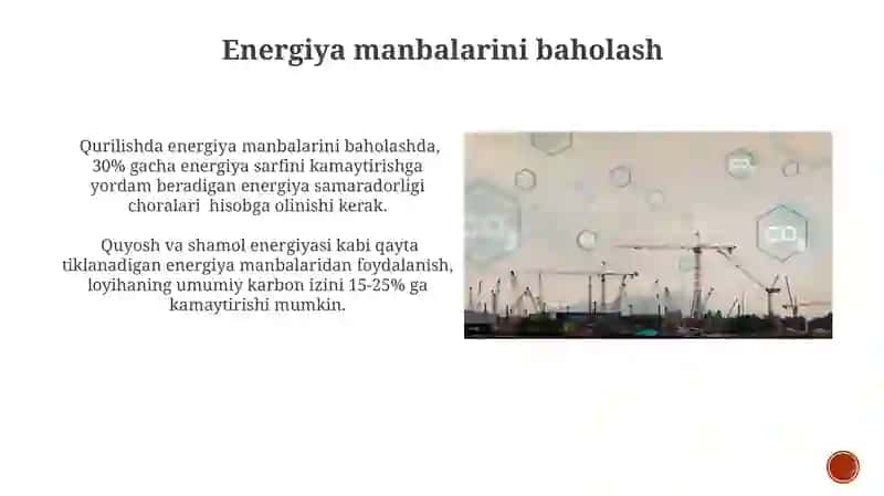 Qurilish industriyasi energiya ishlab chiqarish siklli 3
