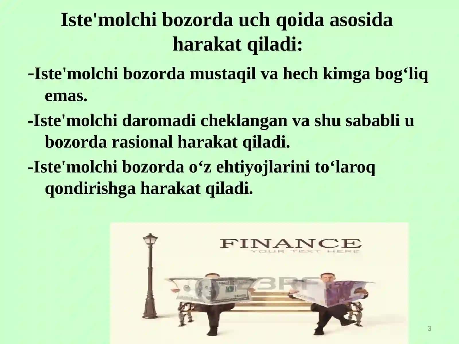 ISTE’MOLCHI TANLOVI: BYUDJET CHEKLANGANLIGI, NAFLILIK FUNKTSIYASI, BEFARQLIK EGRI CHIZIQLARI 3