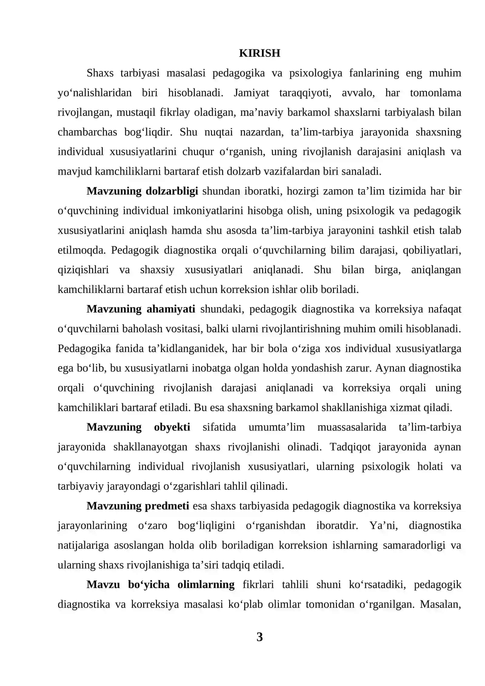 Shaxs tarbiyasida diagnostika va korreksiya o'zaro bog’liqligi 3